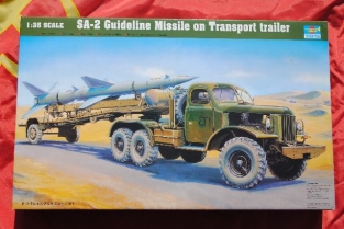 TR00204  SA-2 Guideline Missile on Transport Trailer with ZIL-1